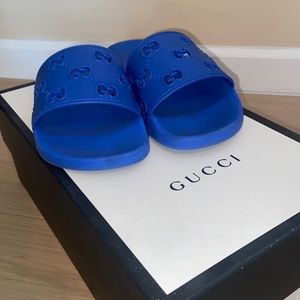 Gucci GG Logo Rubber slide sandal